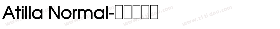 Atilla Normal字体转换